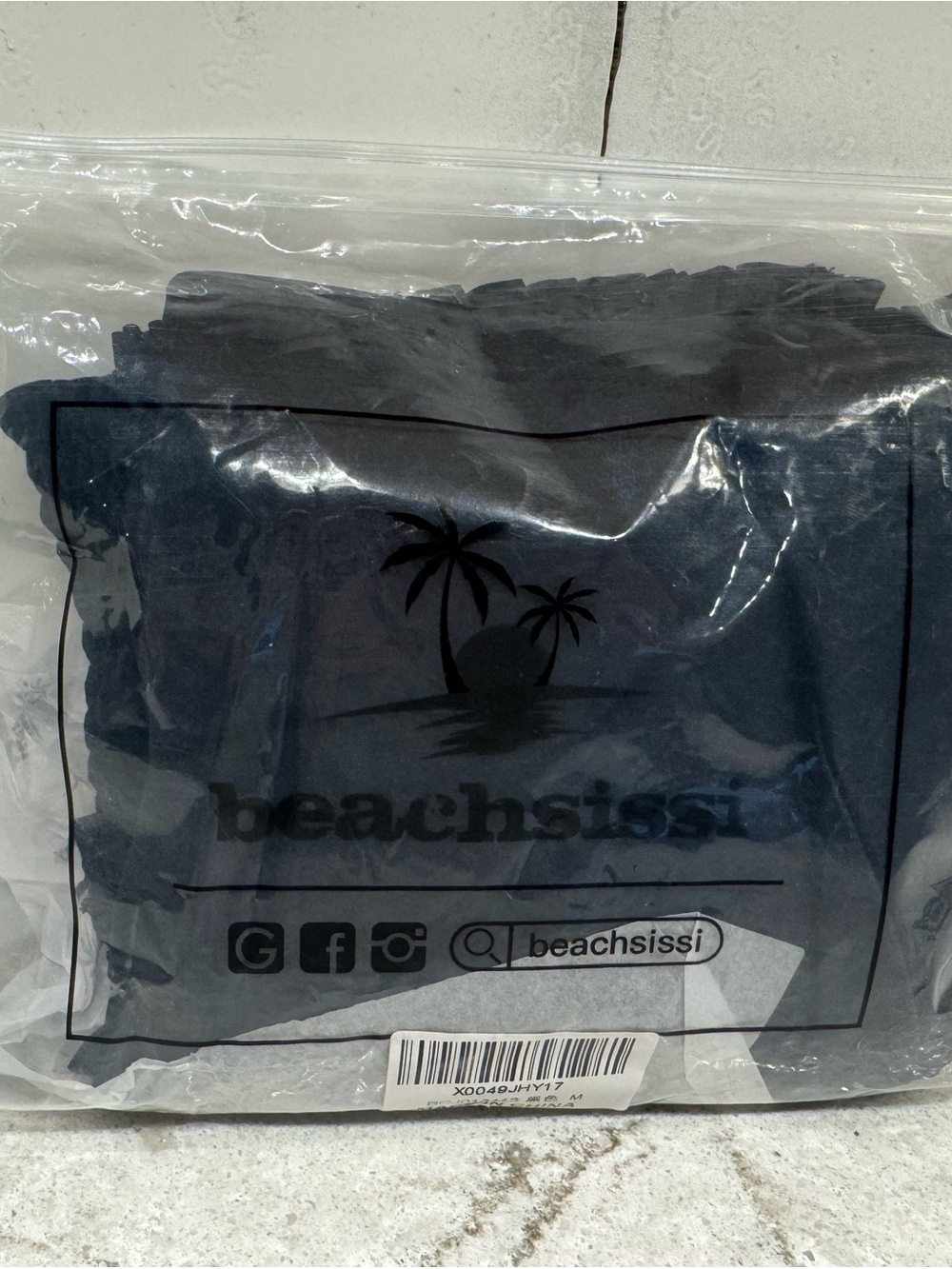 Womens black new in bag swim suit